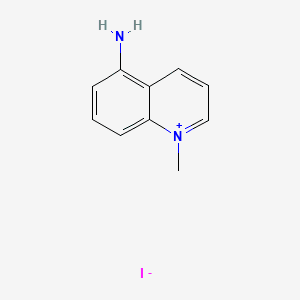 2D structure of 5-Amino-1MQ (PubChem CID 66522933)