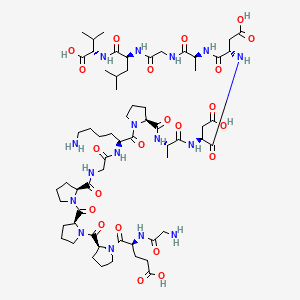 2D structure of BPC-157 (PubChem CID 9941957)
