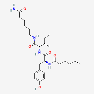 2D structure of Dihexa (PubChem CID 129010512)