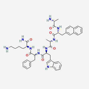 2D structure of GHRP-2 (PubChem CID 6918245)