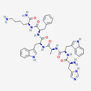 2D structure of GHRP-6 (PubChem CID 9919153)