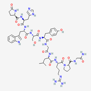 2D structure of Gonadorelin (PubChem CID 638793)