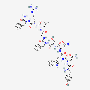 2D structure of Kisspeptin-10 (PubChem CID 25240297)