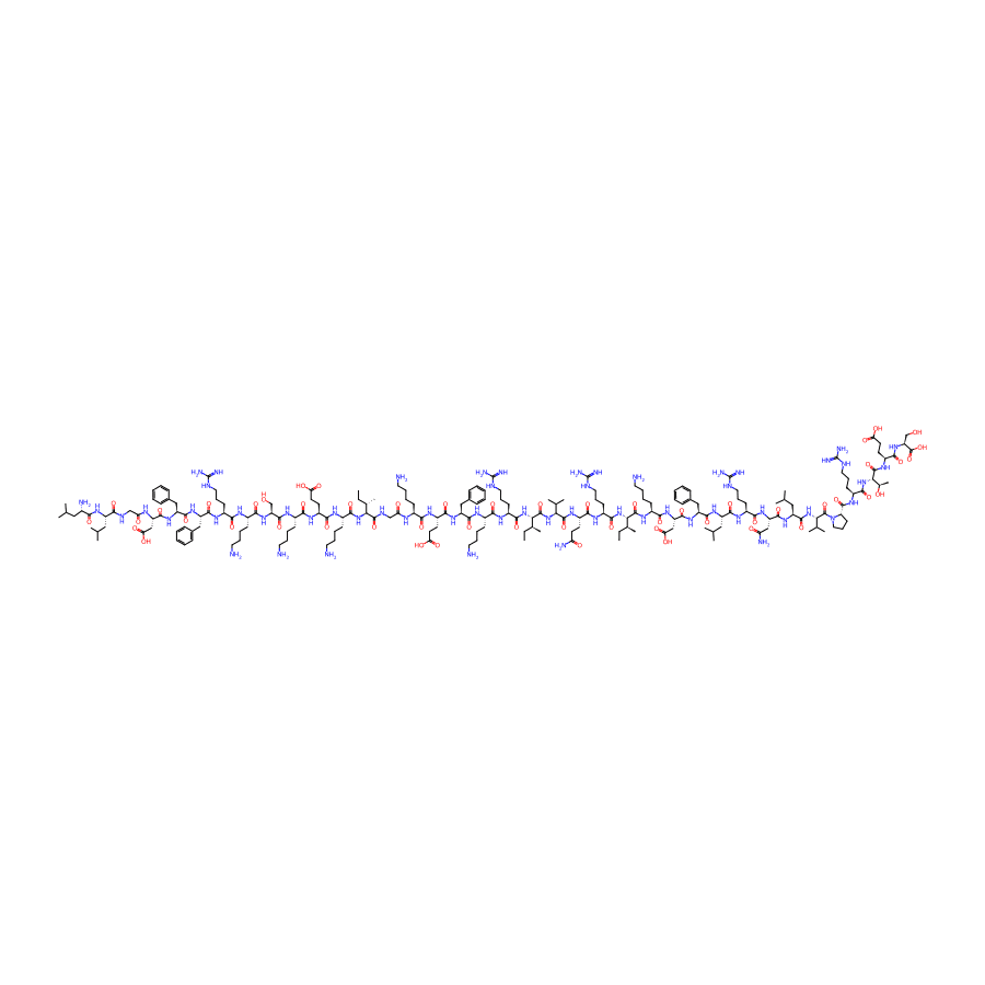 2D structure of LL-37 (computed from the verified SMILES)