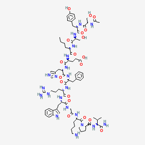 2D structure of MT-1 (Melanotan 1) (PubChem CID 16154396)