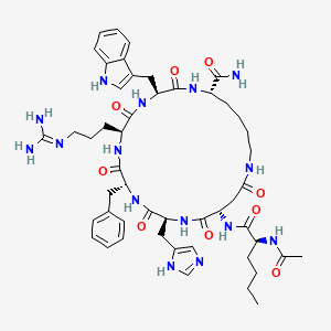 2D structure of MT-2 (Melanotan 2) (PubChem CID 92432)