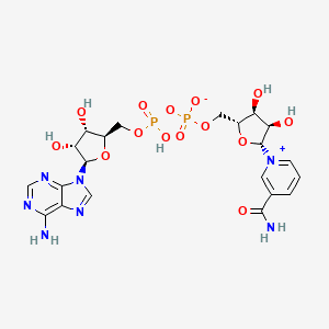 2D structure of NAD+ (PubChem CID 5892)
