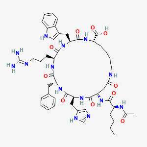 2D structure of PT-141 (PubChem CID 9941379)