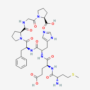 2D structure of Semax (PubChem CID 9811102)