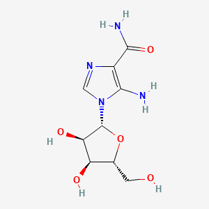 2D structure of AICAR (PubChem CID 17513)