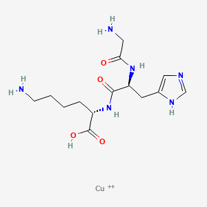 2D structure of GHK-Cu (PubChem CID 175761262)