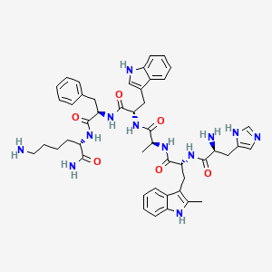 2D structure of Hexarelin (PubChem CID 6918297)