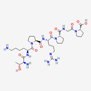 2D structure of Selank (PubChem CID 11765600)
