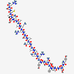 2D structure of Sermorelin (PubChem CID 16132413)
